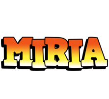 Miria sunset logo