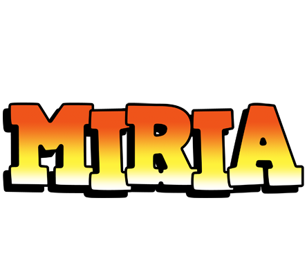 Miria sunset logo