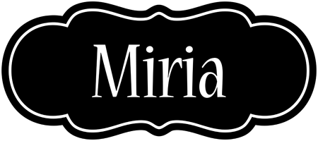 Miria welcome logo