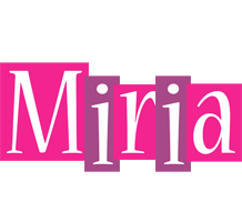 Miria whine logo