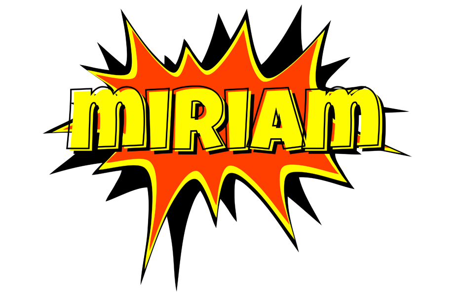 Miriam bazinga logo