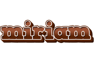 Miriam brownie logo