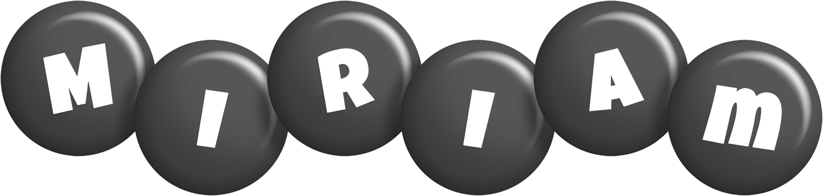 Miriam candy-black logo