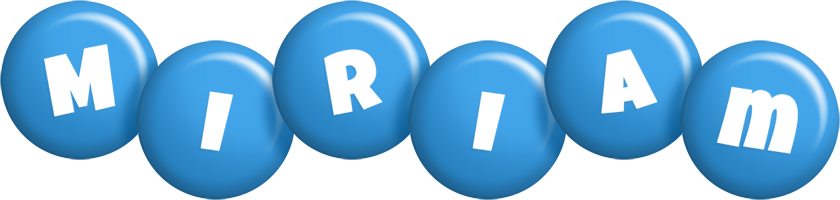 Miriam candy-blue logo