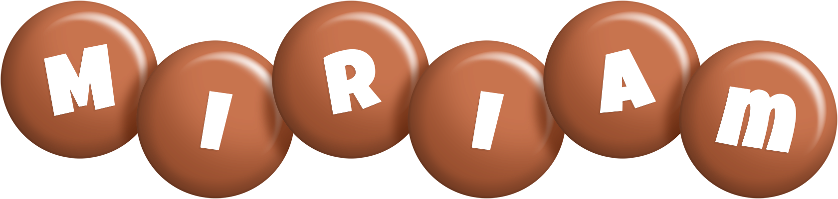 Miriam candy-brown logo