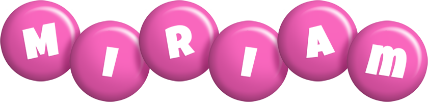 Miriam candy-pink logo