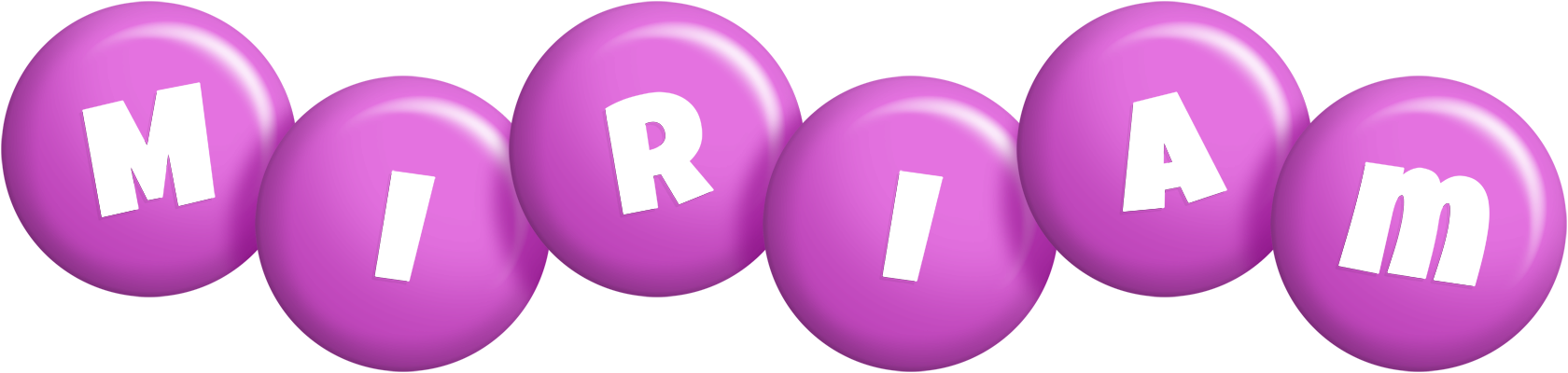 Miriam candy-purple logo