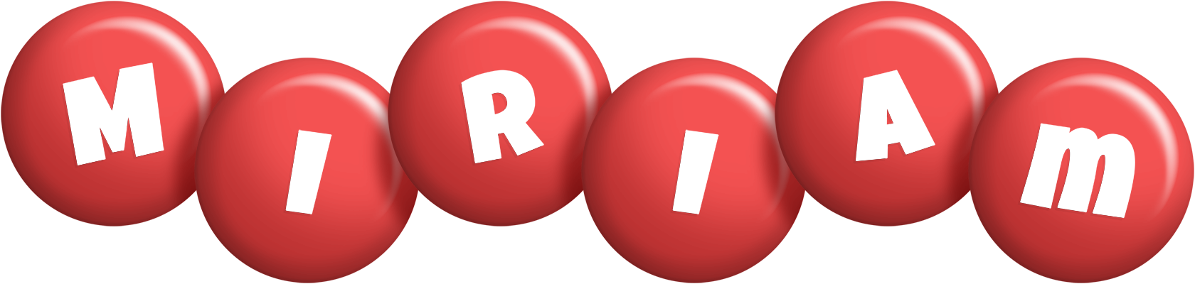 Miriam candy-red logo