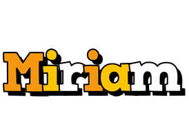 Miriam cartoon logo