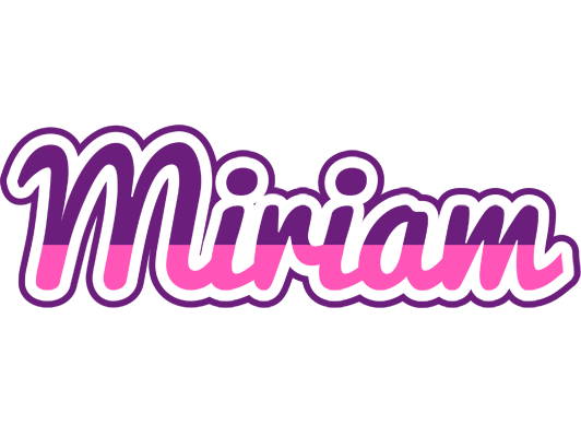 Miriam cheerful logo
