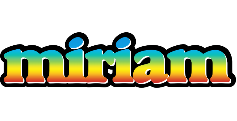 Miriam color logo