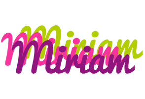 Miriam flowers logo