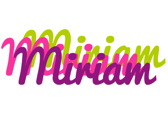 Miriam flowers logo