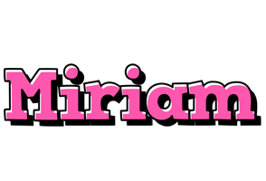 Miriam girlish logo