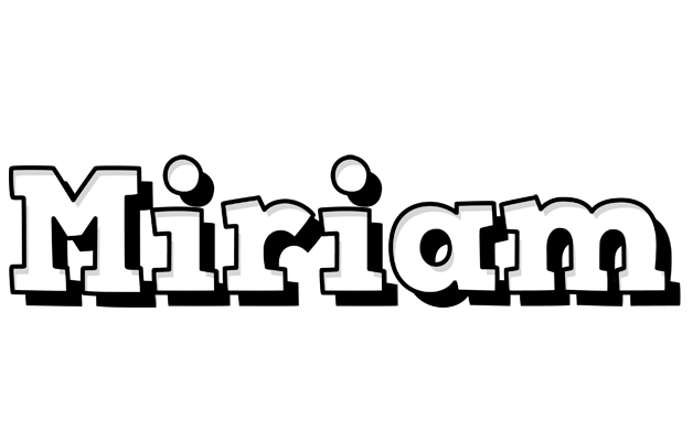 Miriam snowing logo
