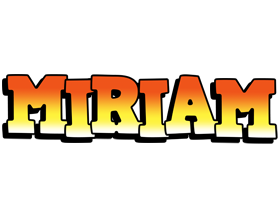 Miriam sunset logo