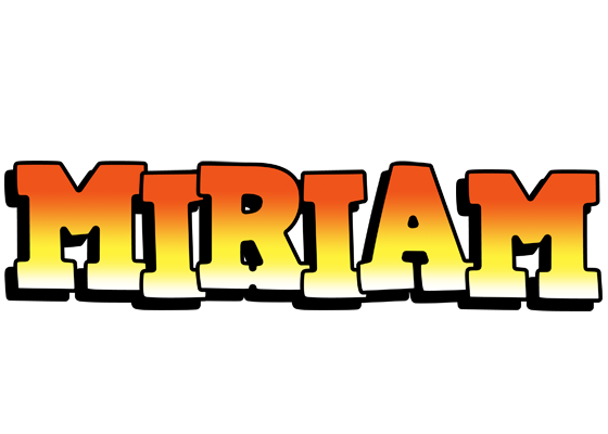 Miriam sunset logo