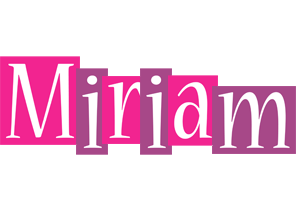 Miriam whine logo