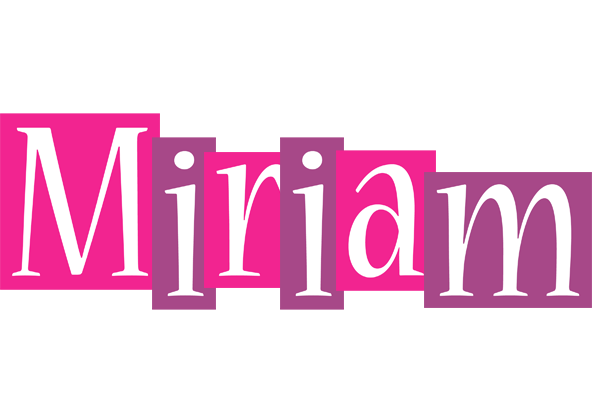 Miriam whine logo
