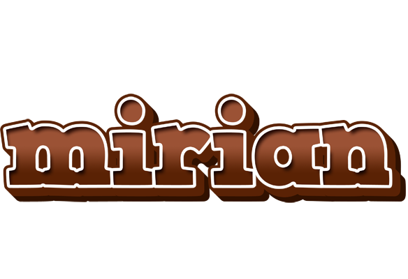 Mirian brownie logo