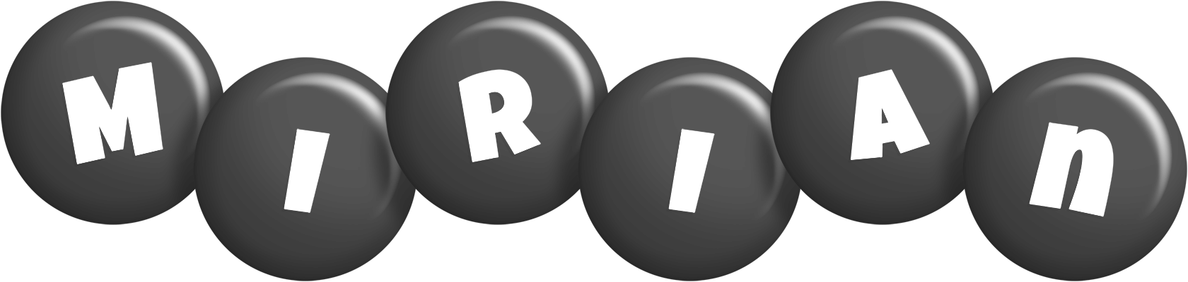 Mirian candy-black logo