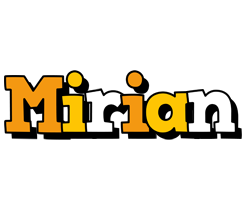 Mirian cartoon logo