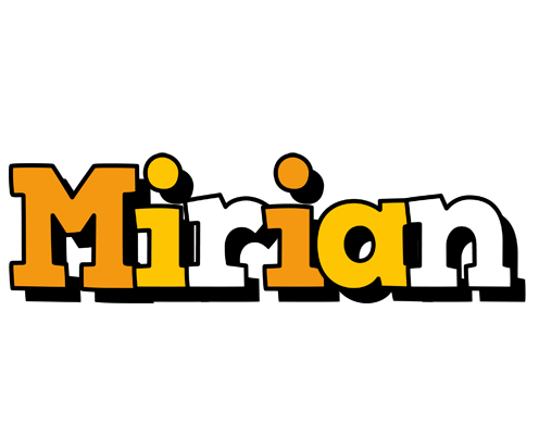 Mirian cartoon logo