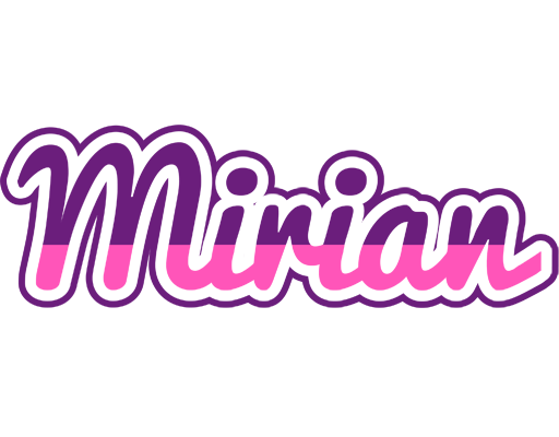 Mirian cheerful logo
