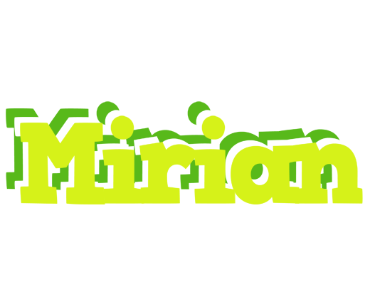 Mirian citrus logo