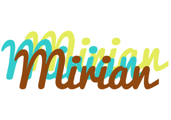 Mirian cupcake logo
