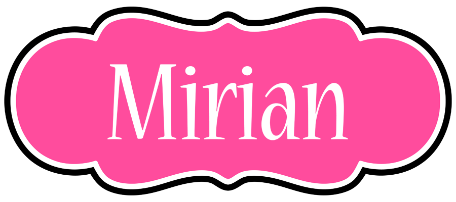 Mirian invitation logo