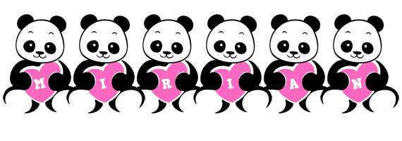 Mirian love-panda logo