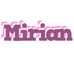 Mirian relaxing logo