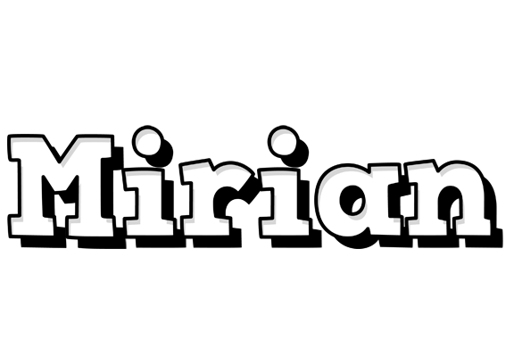 Mirian snowing logo