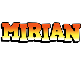 Mirian sunset logo