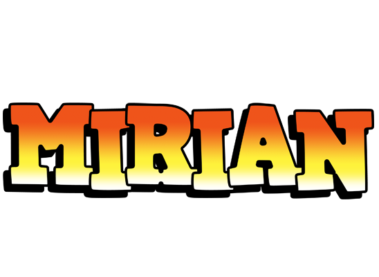 Mirian sunset logo