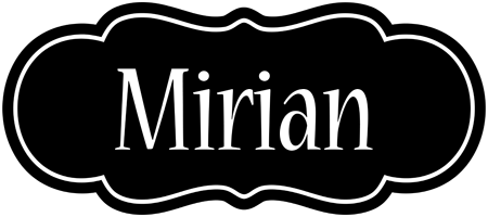 Mirian welcome logo