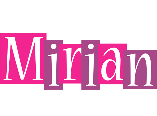 Mirian whine logo