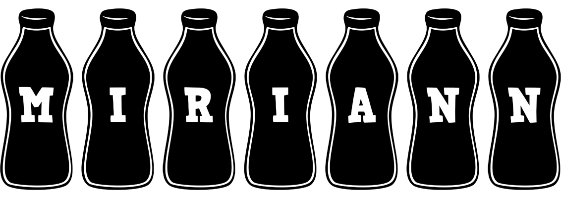 Miriann bottle logo