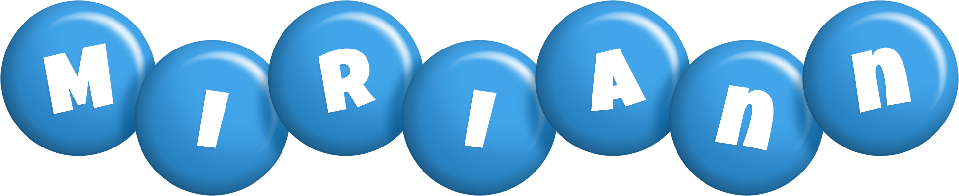 Miriann candy-blue logo