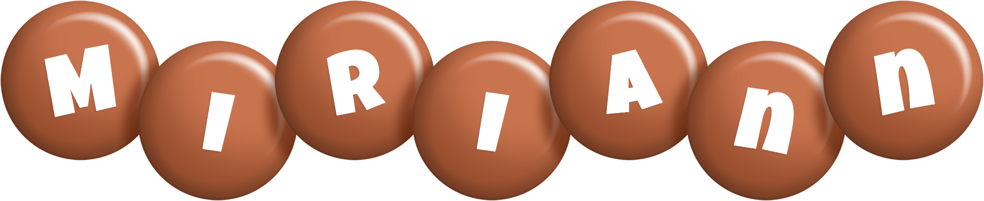 Miriann candy-brown logo