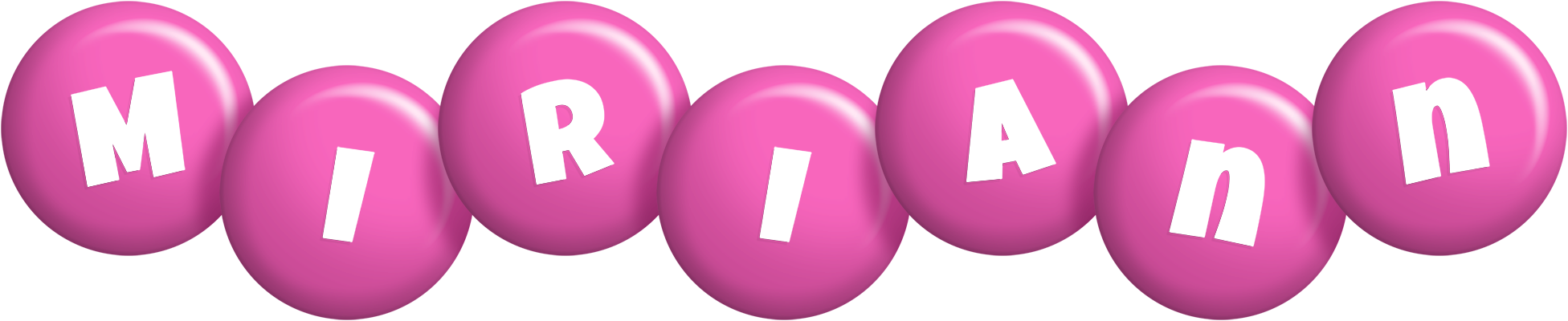 Miriann candy-pink logo
