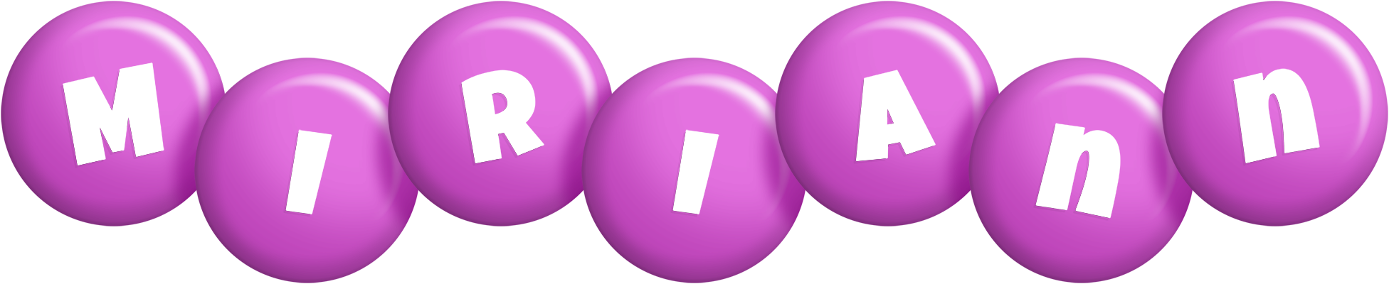Miriann candy-purple logo