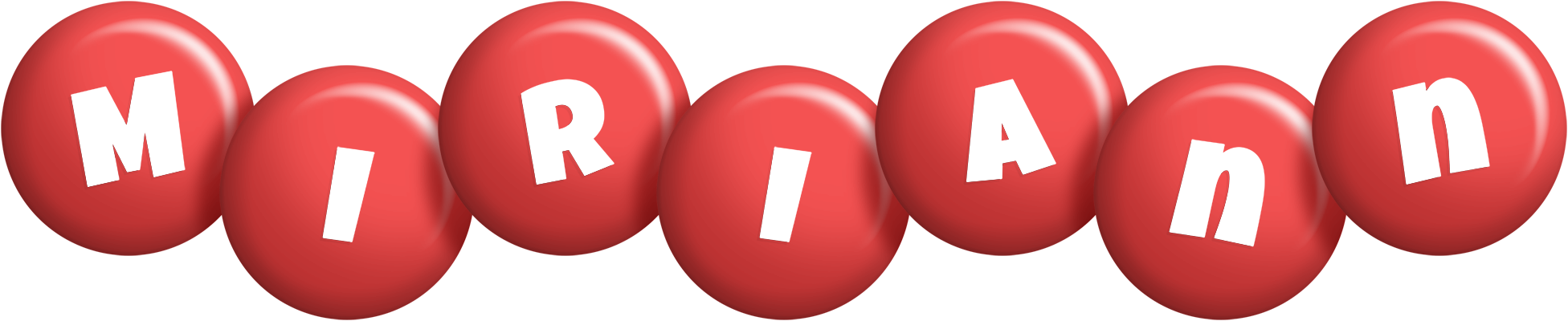 Miriann candy-red logo