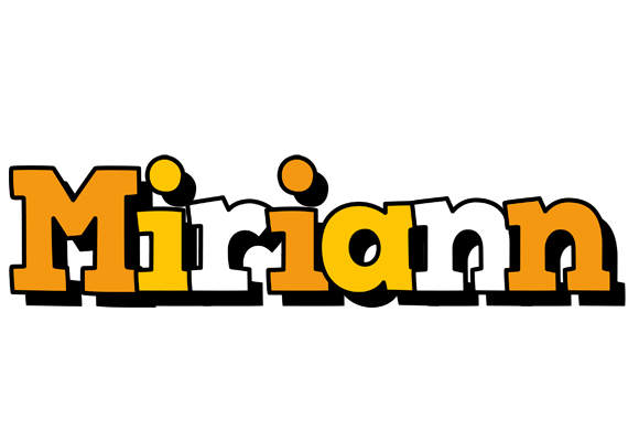 Miriann cartoon logo