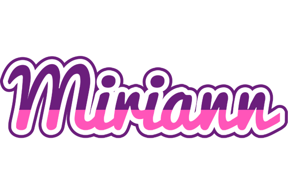 Miriann cheerful logo