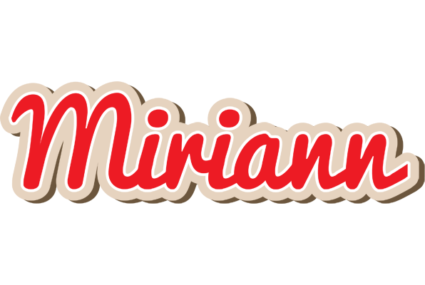 Miriann chocolate logo