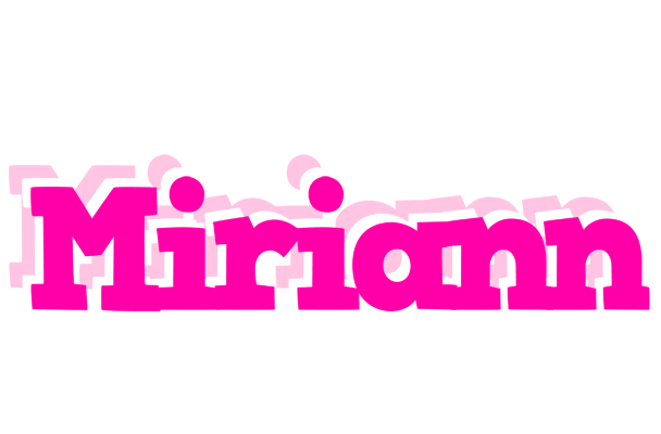 Miriann dancing logo