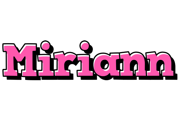 Miriann girlish logo