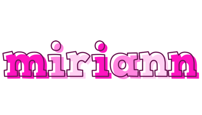 Miriann hello logo